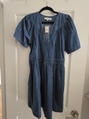 Loft Denim Dress Size 8